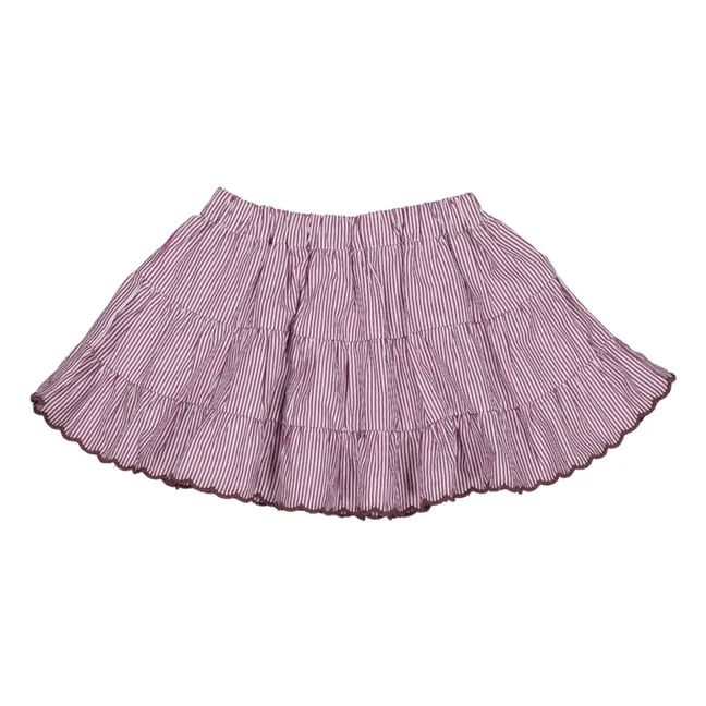 Jupe Béa Rayée | Violet