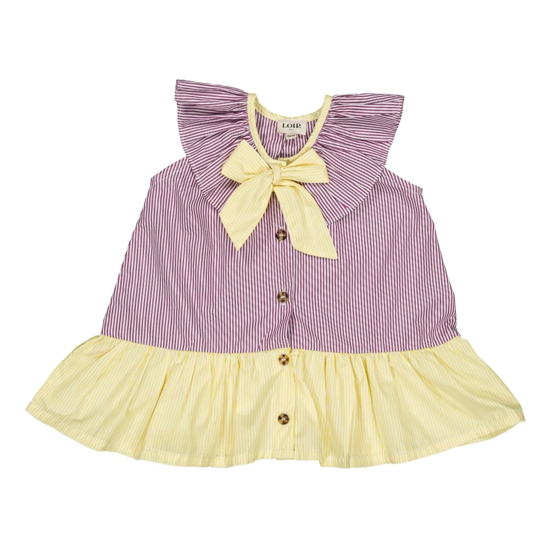 Loir Purple Hortense Striped Blouse
