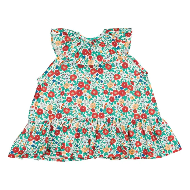 Blouse Hortense Fleurie | Rouge