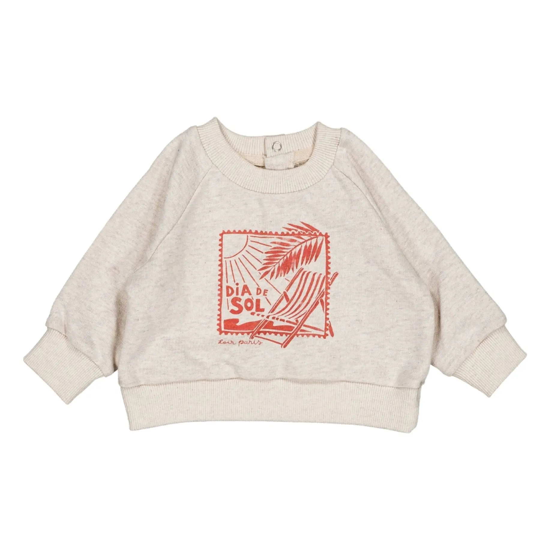 Loir Ecru Sweat Dia Del Sol Chiné