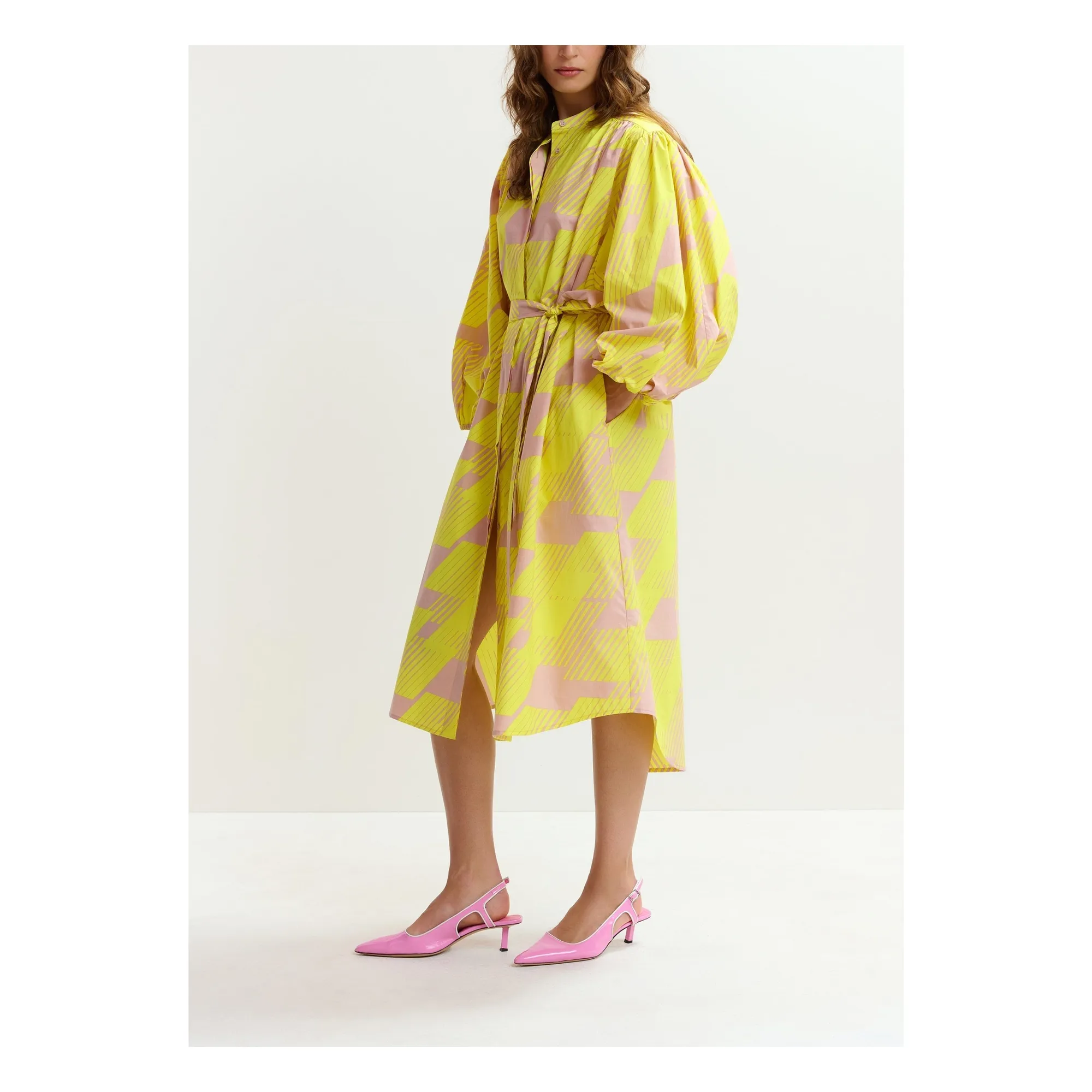 Robe Jex | Jaune- Image produit n°1