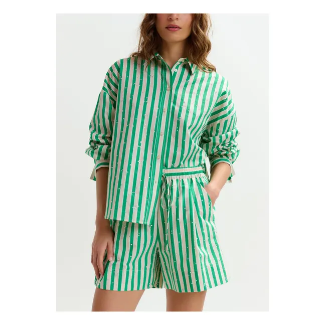 Jelief Stripes Shirt | Green