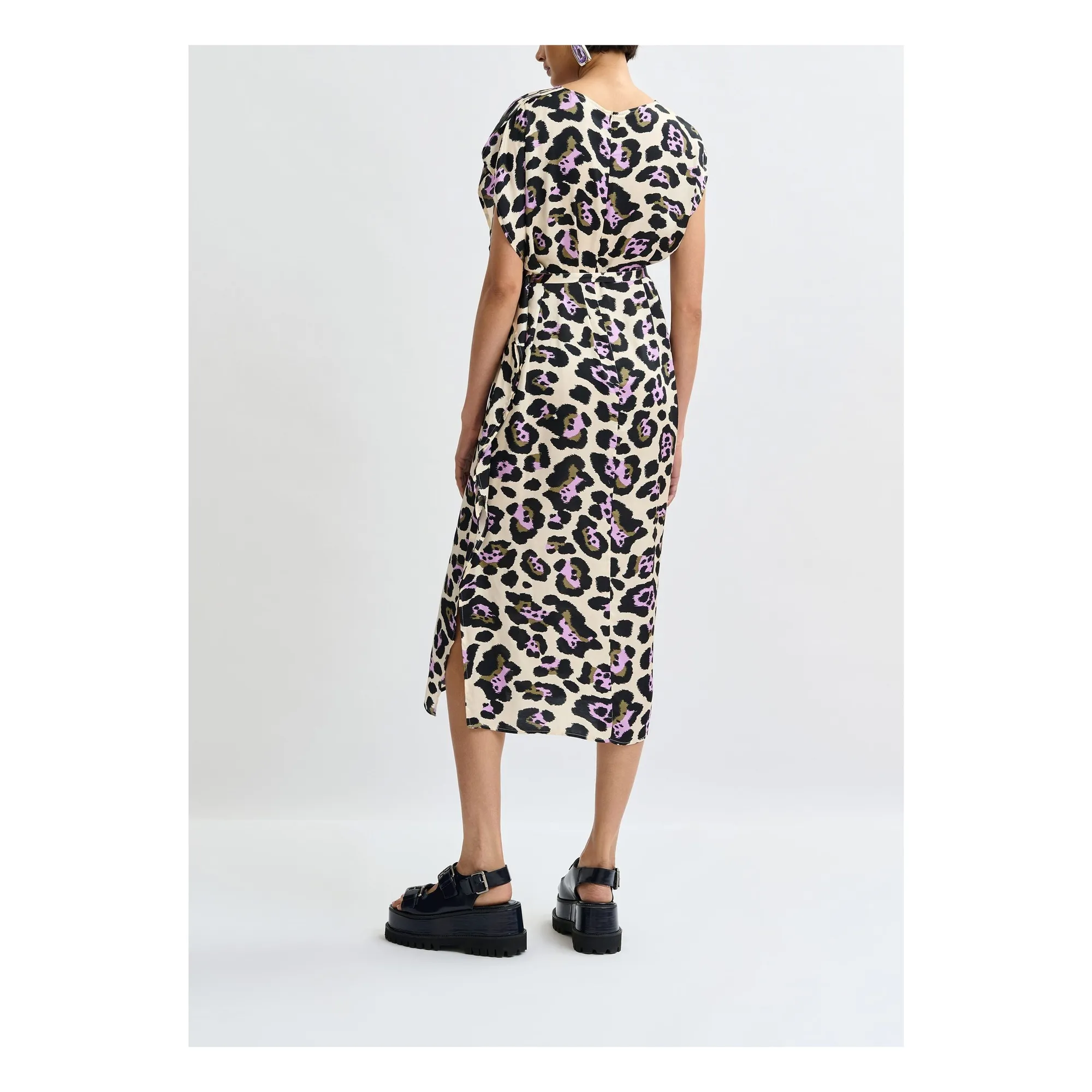 Robe Asymétrique Jaliyah | Crème- Image produit n°1