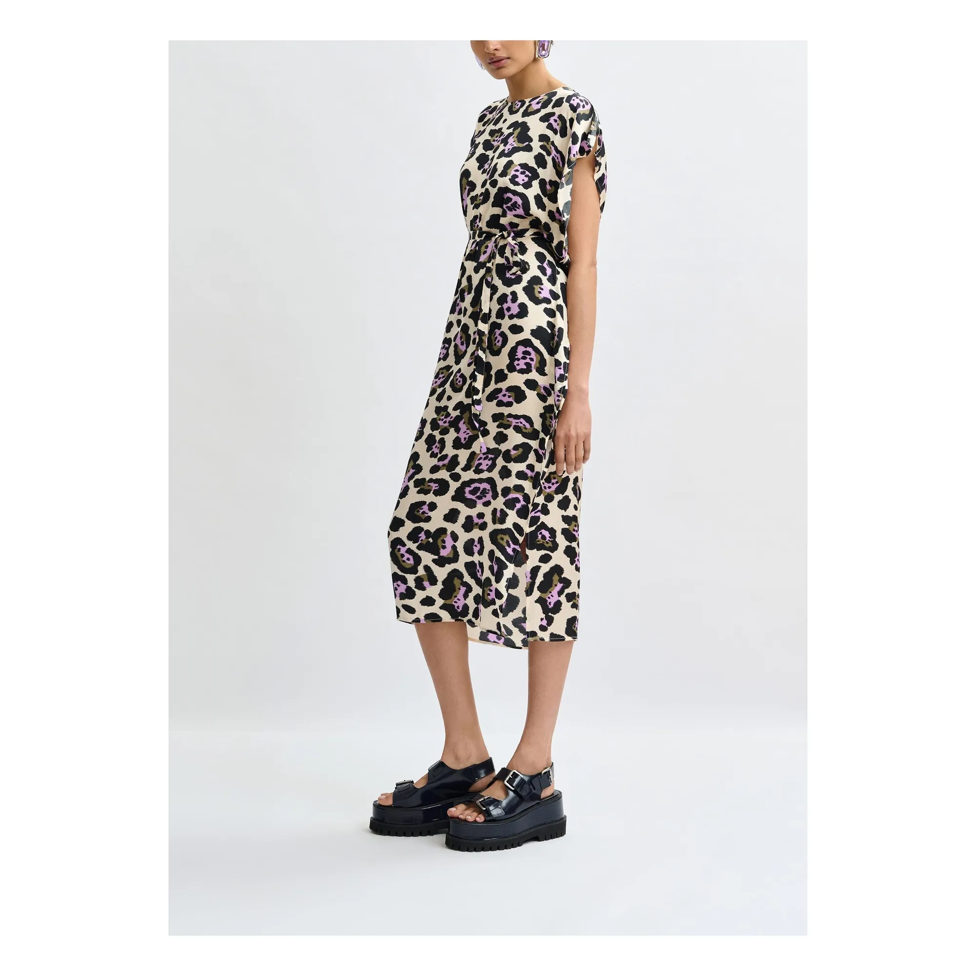 Robe Asymétrique Jaliyah | Crème- Image produit n°0