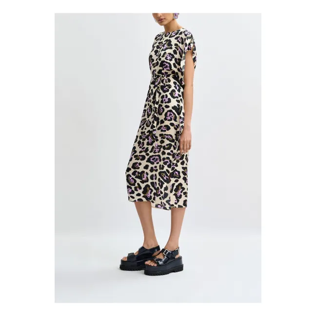 Vestido asimétrico Jaliyah | Crema