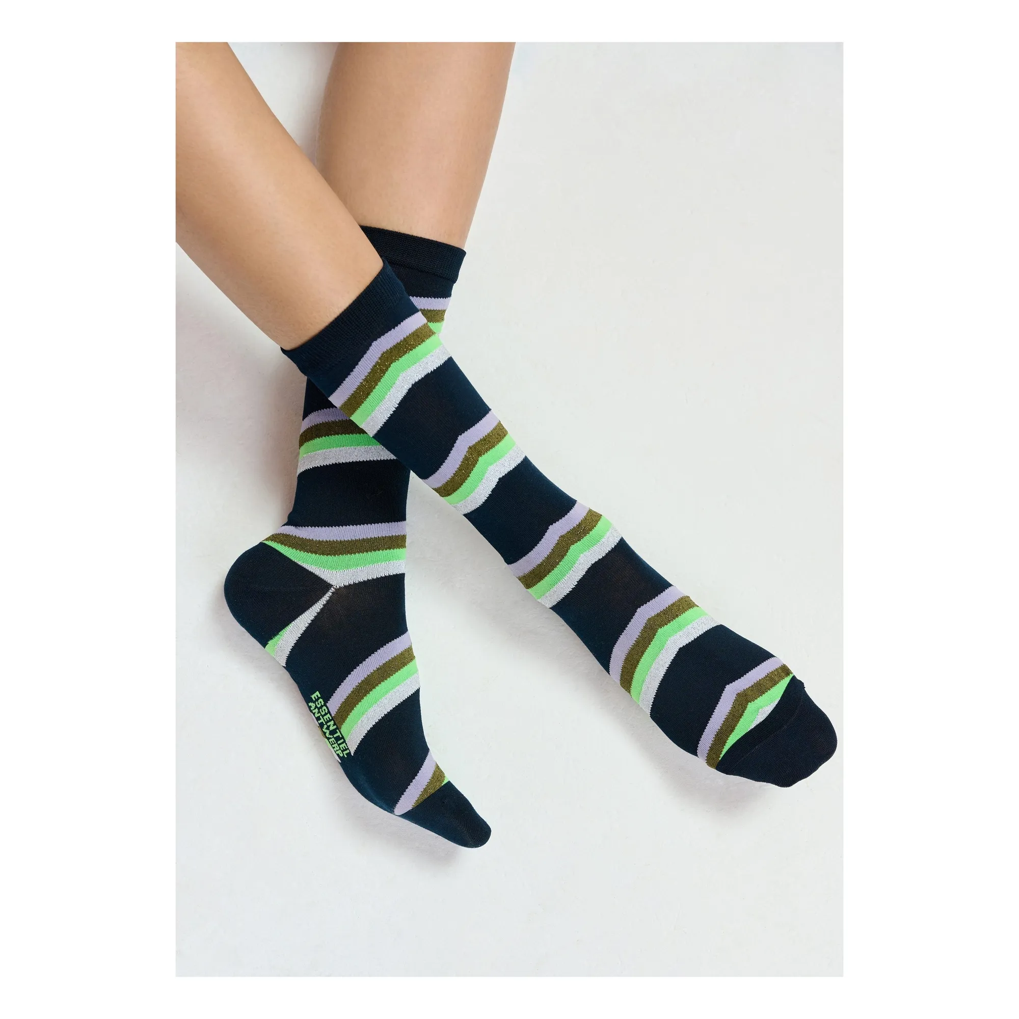 Chaussettes Rayures Joyz | Bleu marine- Image produit n°0