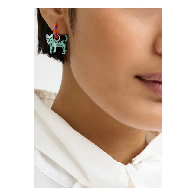 Boucles d'Oreilles Jocat | Mauve