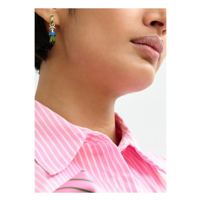 Boucles d'Oreilles Jhally | Vert