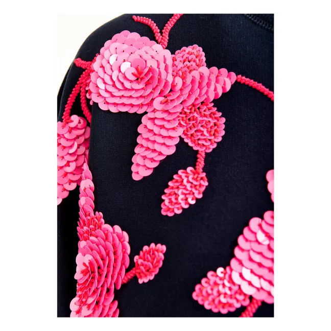 Sweat Jaga Broderies | Bleu marine