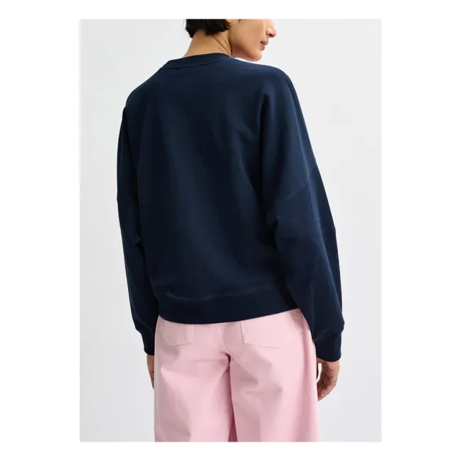 Sweat Jaga Broderies | Bleu marine