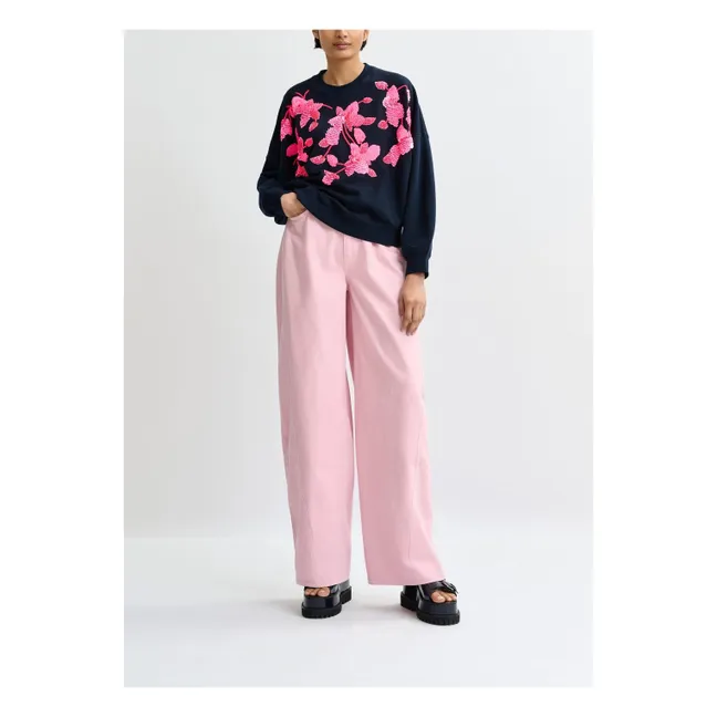 Bordado Sweat Jaga | Azul Marino