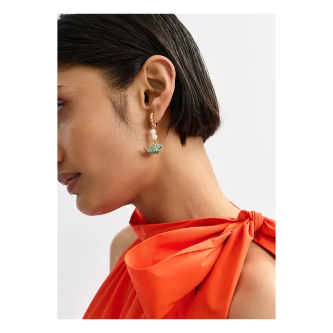 Boucles d'Oreilles Jolan | Rouge