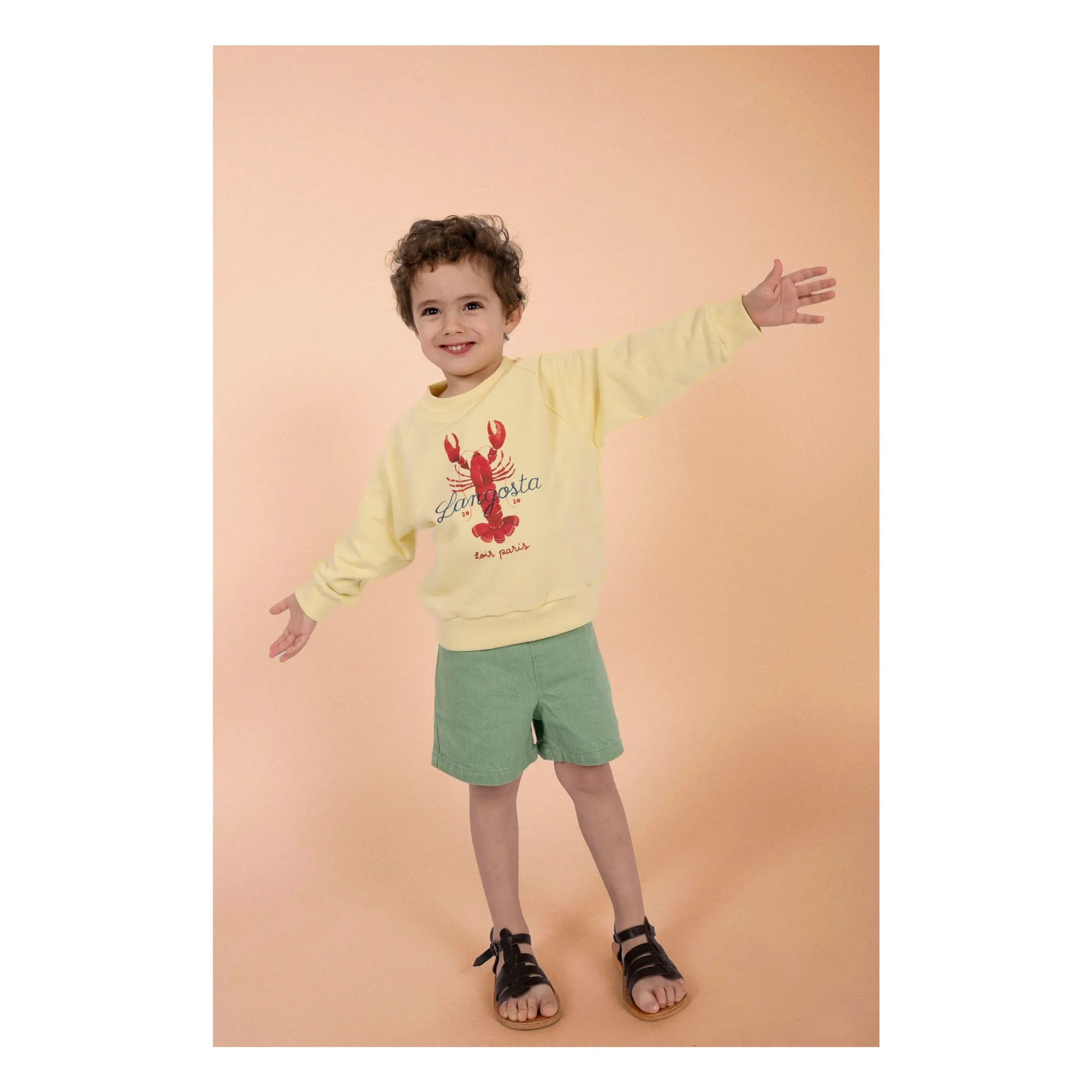 Sweat Langosta | Jaune pâle- Image produit n°1