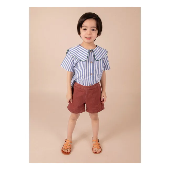 Chemise Lorette Rayée | Bleu