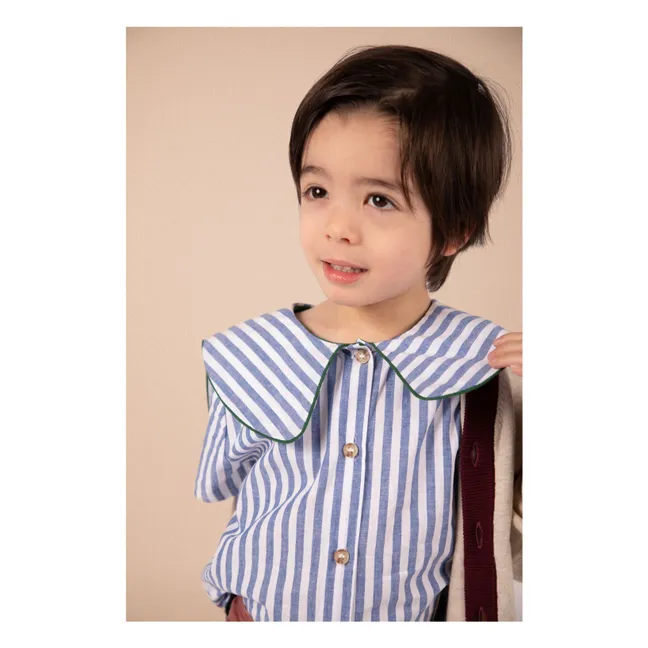 Hemd Lorette Gestreift | Blau