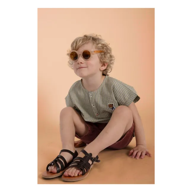 Kurta Blouset dobladillo Lino orgánico | Verde