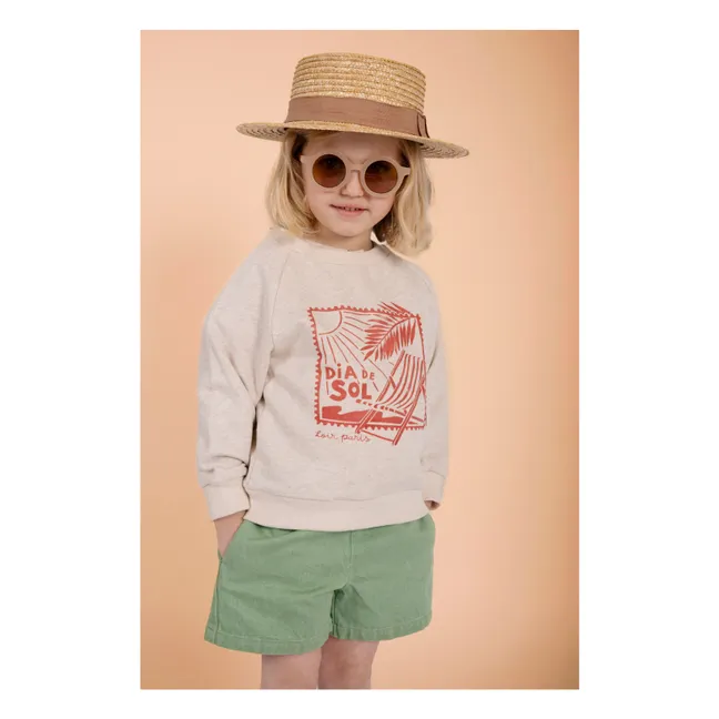 Sudadera Dia Del Sol Chiné | Crudo