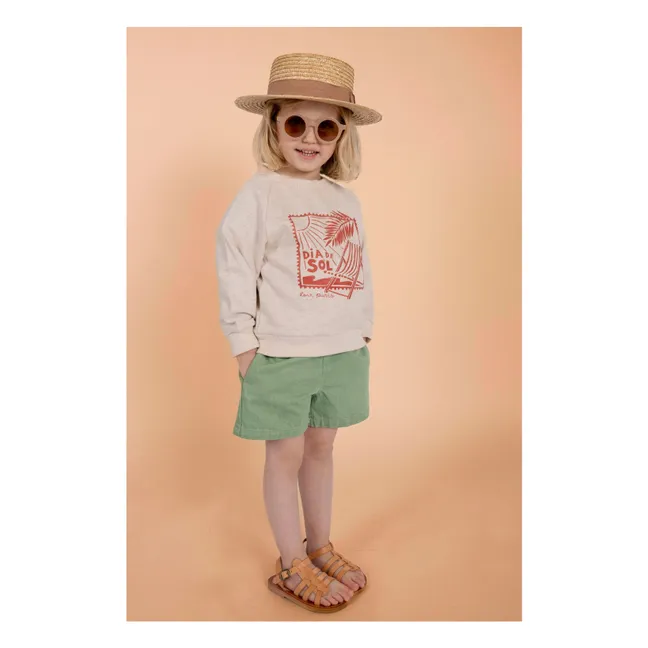 Sudadera Dia Del Sol Chiné | Crudo