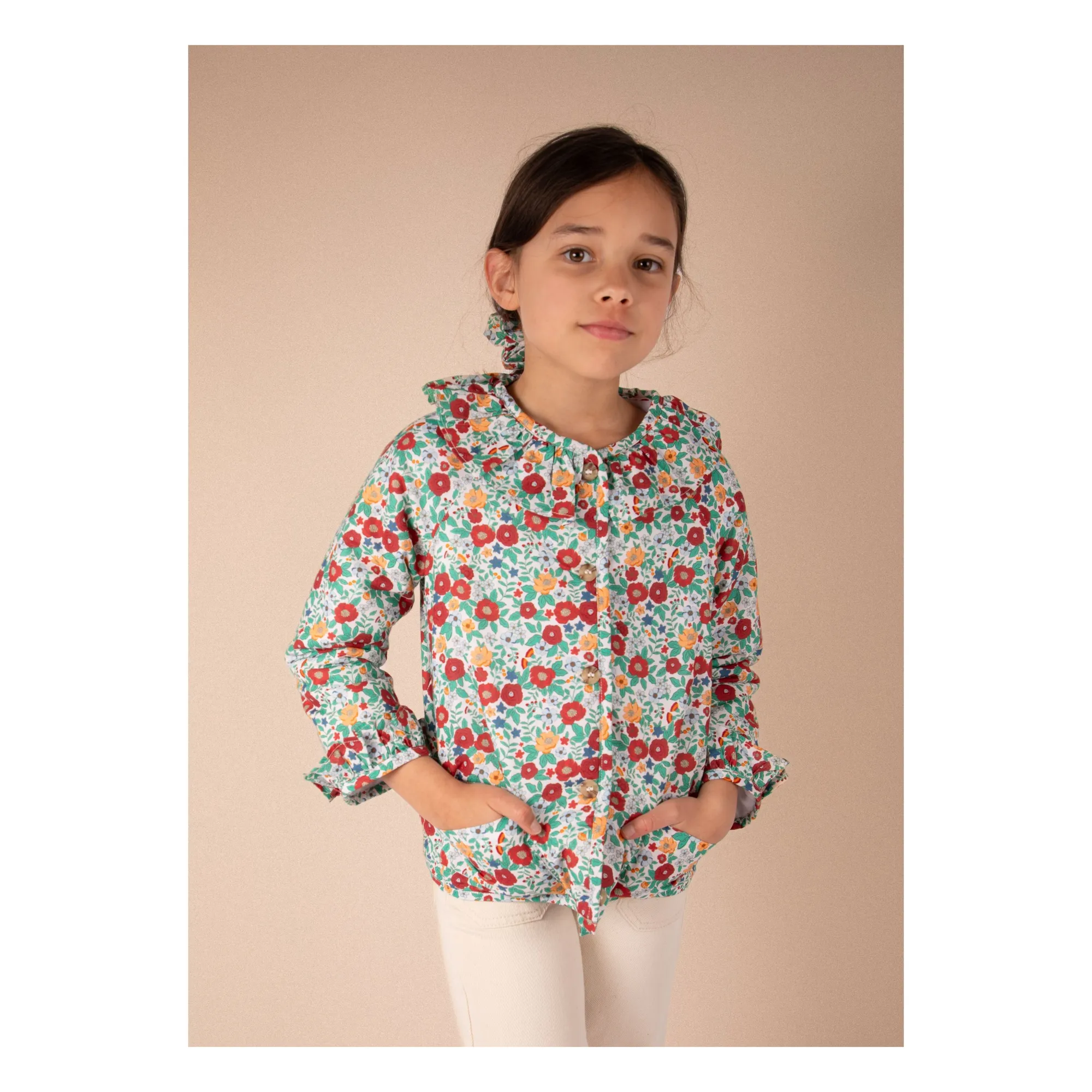 Veste Friba Fleurie | Blanc- Image produit n°2