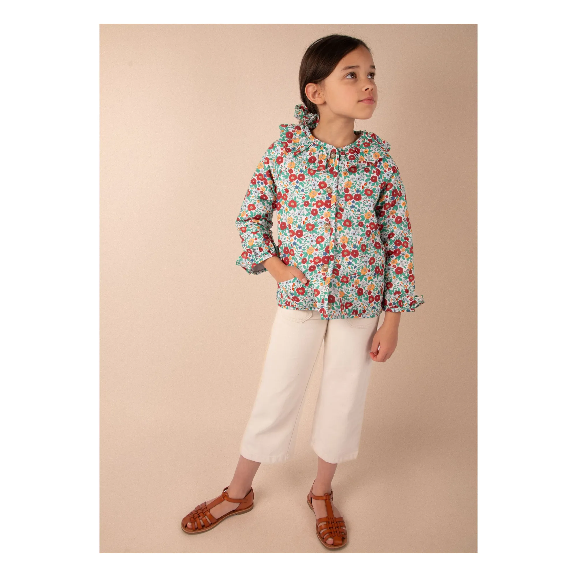 Veste Friba Fleurie | Blanc- Image produit n°1