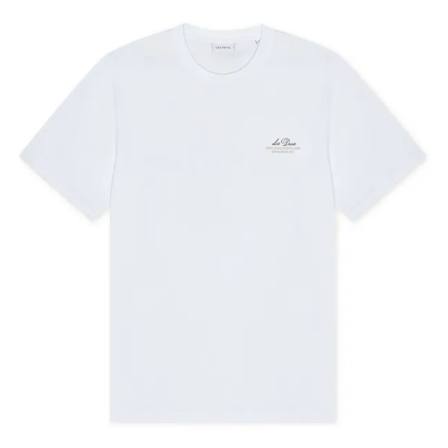 Camiseta Ben Globe de algodón orgánico | Blanco