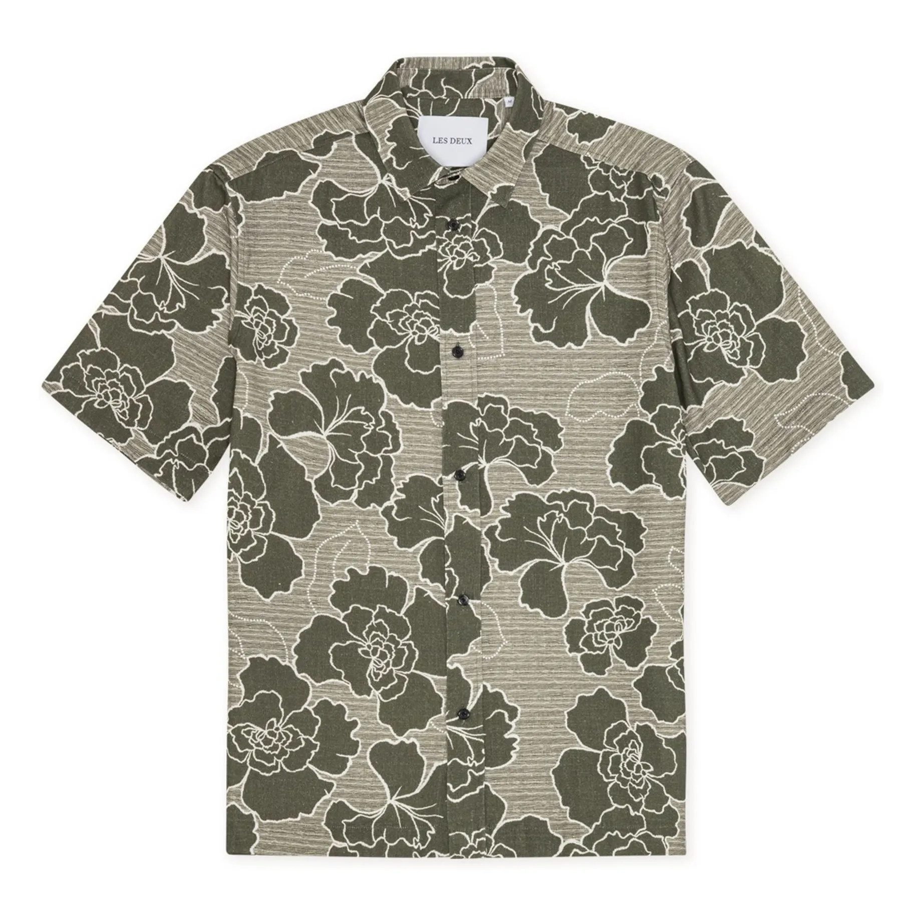 Chemise Manches Courtes Charlie Poppy Coton | Khaki- Image produit n°0
