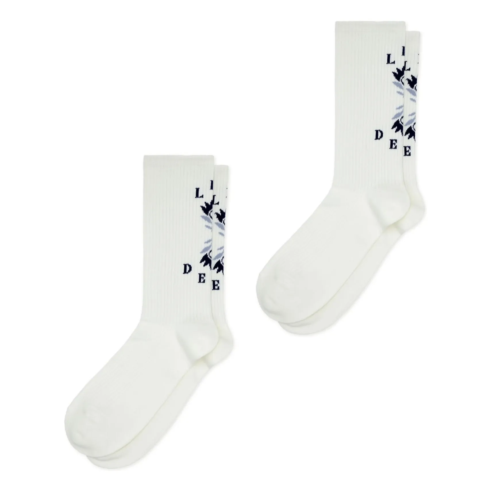 Chaussettes Logo Fleurs 2-Pack | Blanc- Image produit n°0