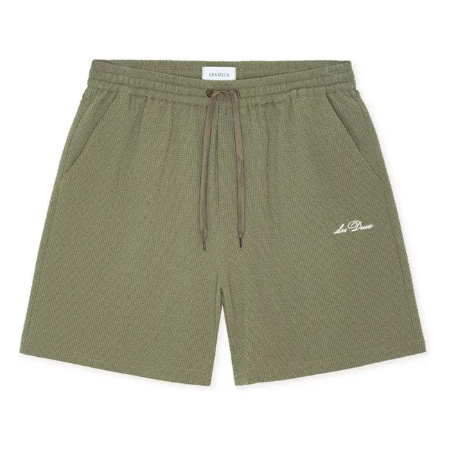 Short de Bain Stan Seersucker | Khaki