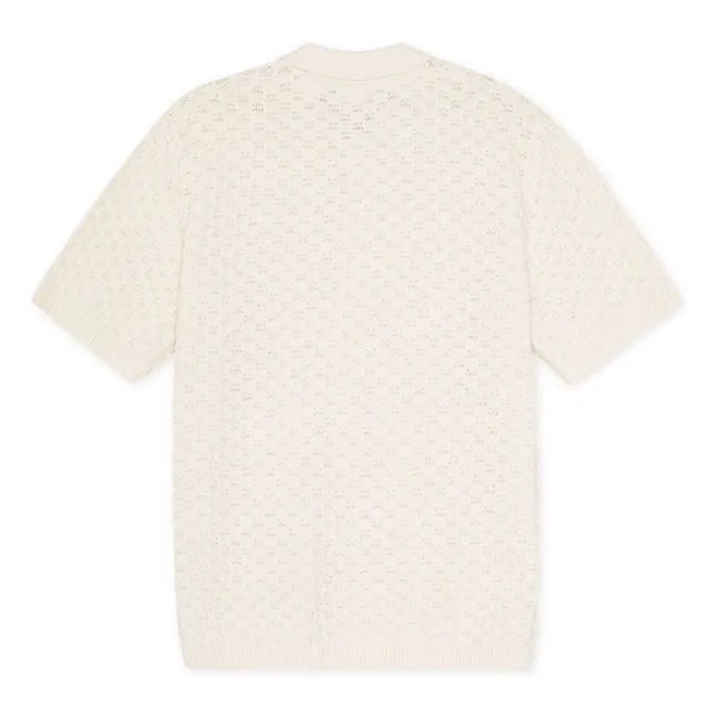 Chemise Manches Courtes Gespertus Coton Bio | Blanc