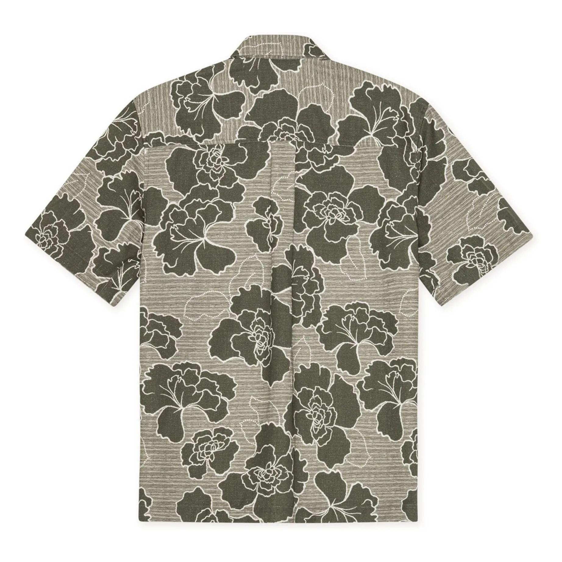 Chemise Manches Courtes Charlie Poppy Coton | Khaki- Image produit n°3