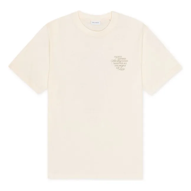 Ben Faience organic cotton T-shirt | Cream