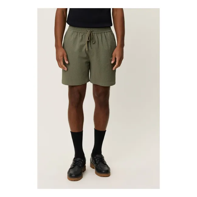 Short de Bain Stan Seersucker | Khaki