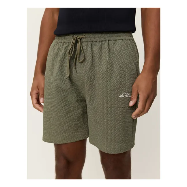 Short de Bain Stan Seersucker | Khaki