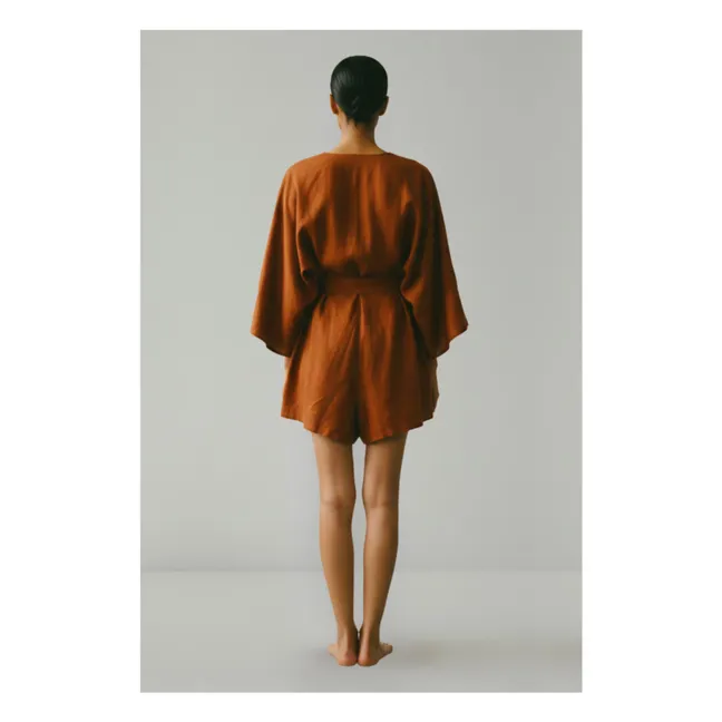 Combinaison Lin La Bouffante | Chocolat