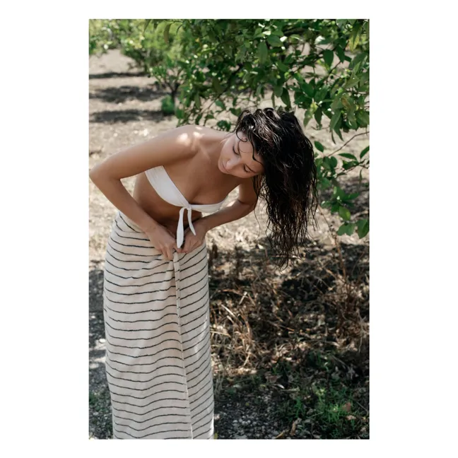 Naram bath towel | Ecru