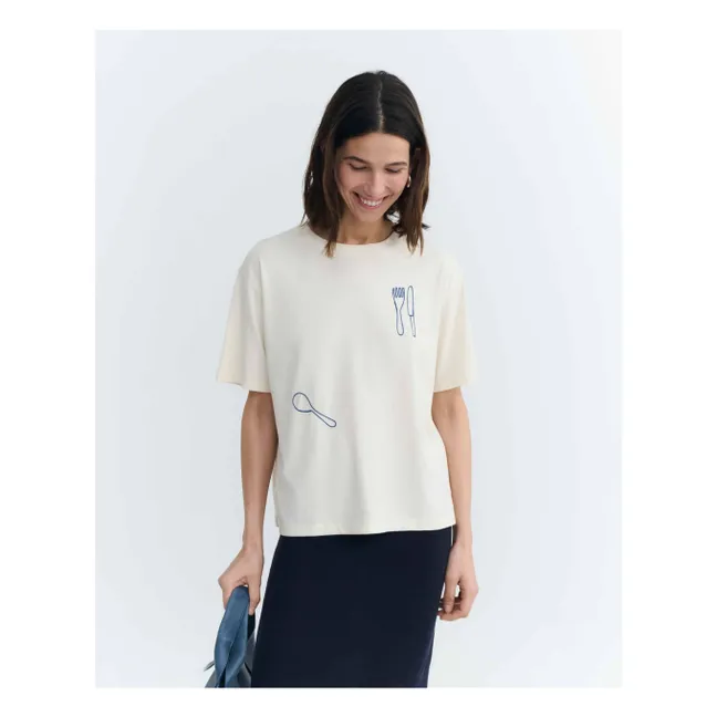 T-shirt Lucia Coton Bio | Ecru