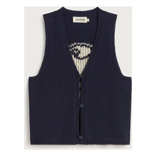 Veste Rob Fish Coton Bio | Bleu marine