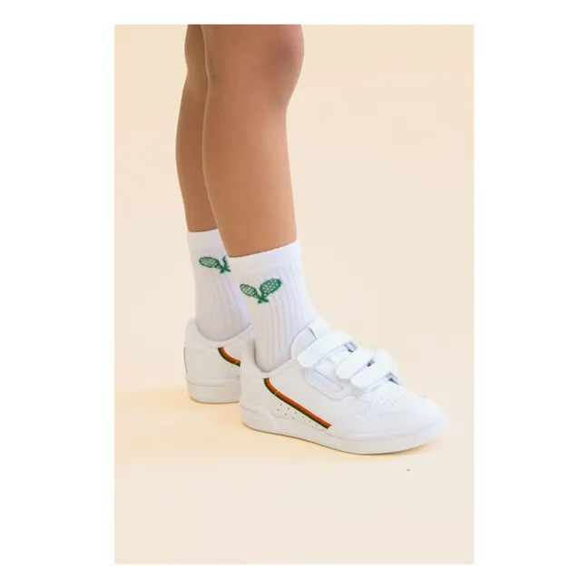 Lot de 2 Paires de Chaussettes Vitus Tennis | Blanc
