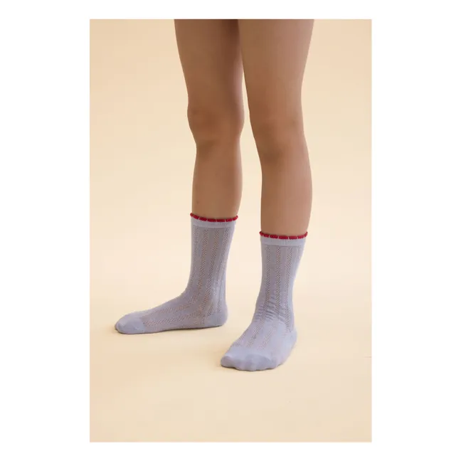 Lote de 2 pares de calcetines Vibe Knot | Azul Pálido