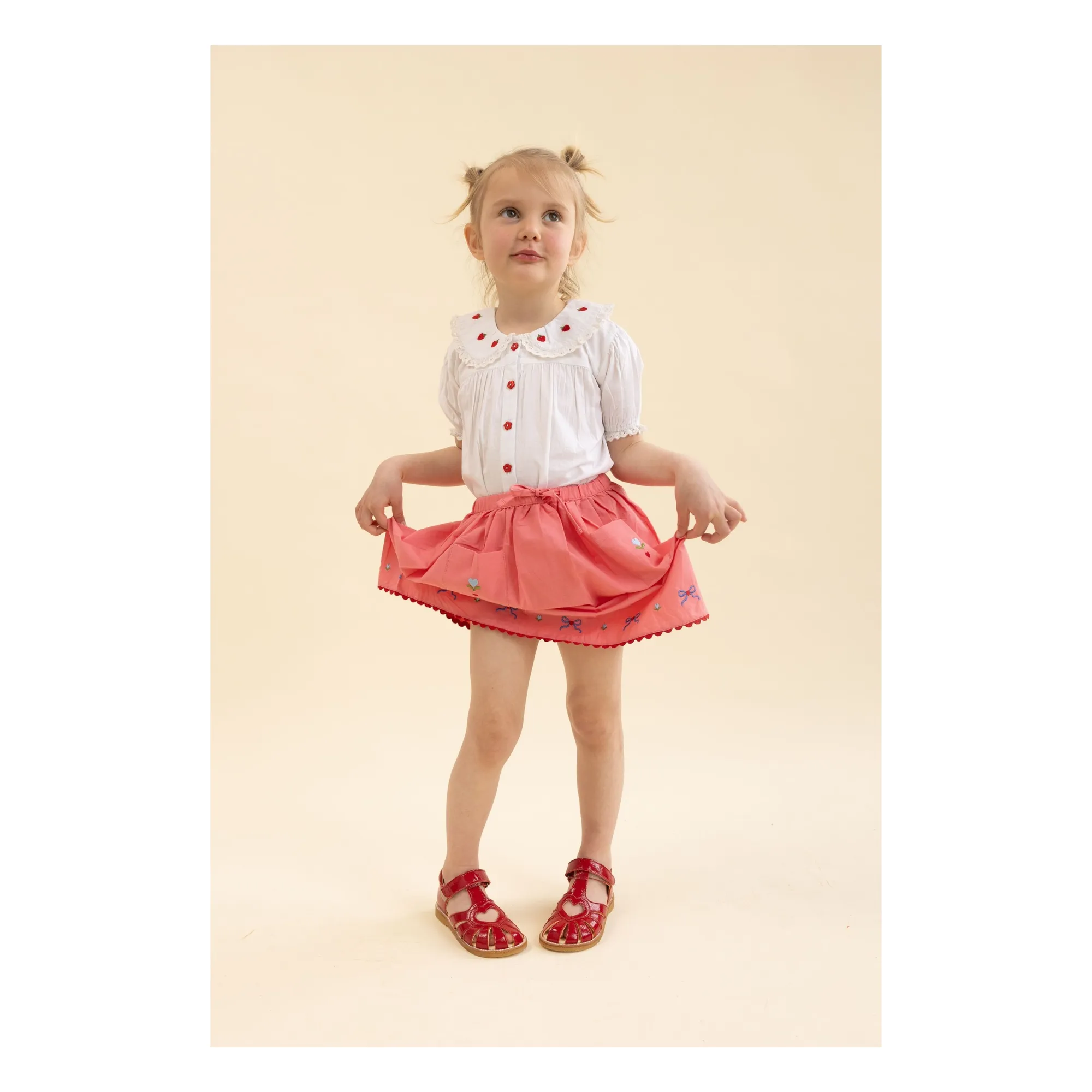 Jupe Rosa Nœuds | Rose- Image produit n°1