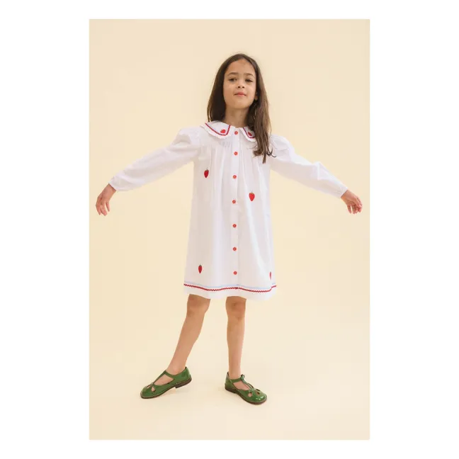 Vestido Strawberry Manon | Blanco