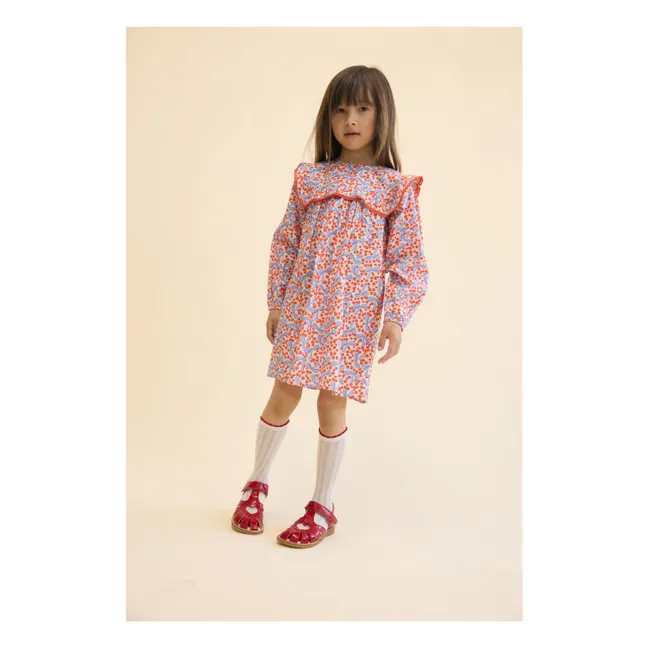 Robe Debbie Fleurie | Rouge