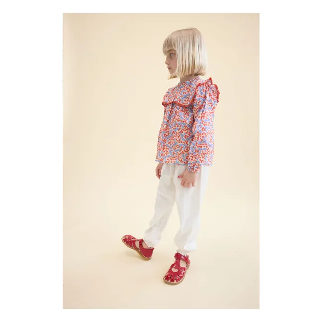 Blouse Debbie Fleurie | Rouge