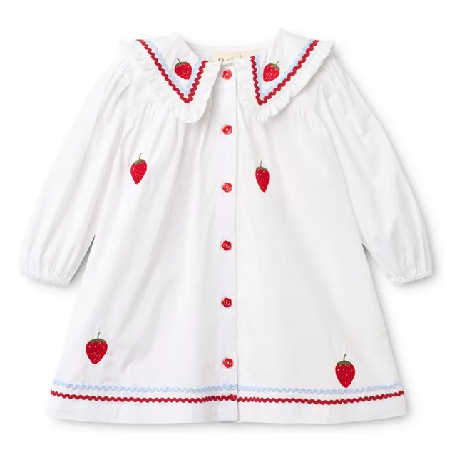 Vestido Strawberry Manon | Blanco