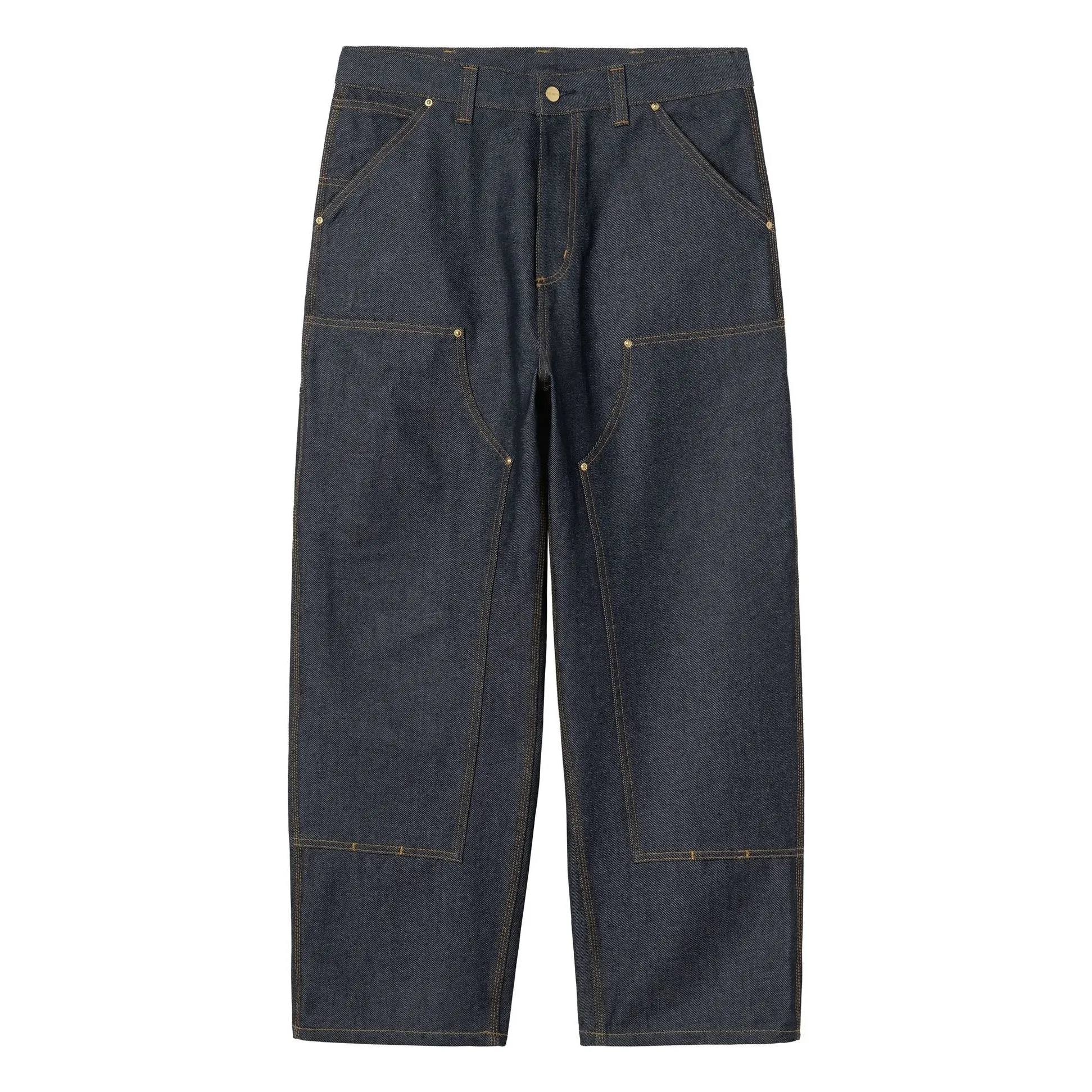 Carhartt Wip Dark Blue Jean Og Double Knee