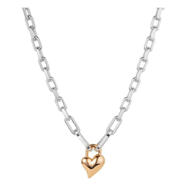 Padlock Heart necklace