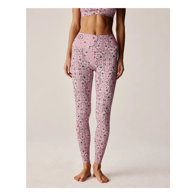 Legging Yoga Bandana | Rose poudré