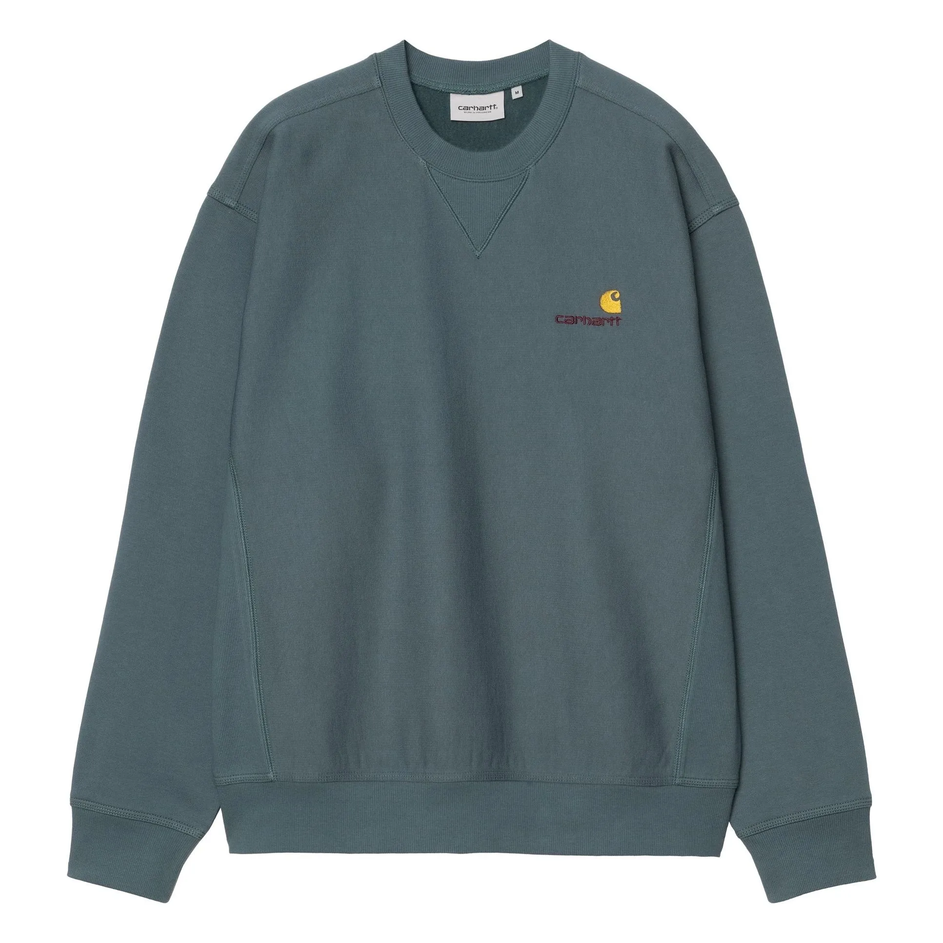 Carhartt Wip Blue Green American Script Sweatshirt