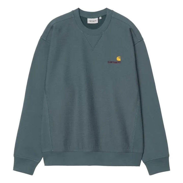 American Script sweatshirt | Blue Green- Product image n°0