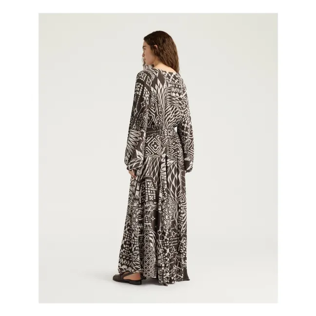 Robe Francisco Soie | Chocolat